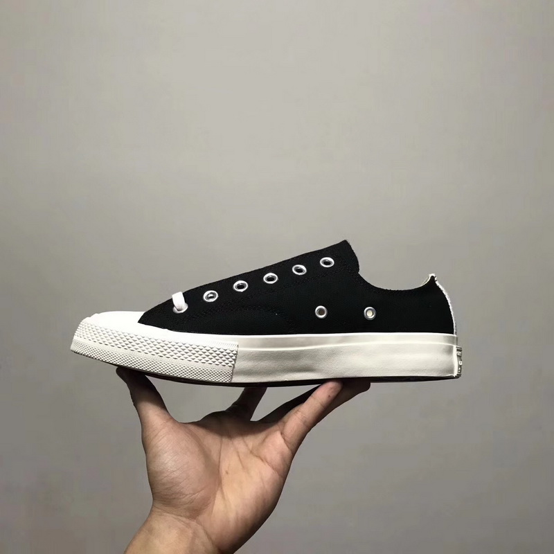 Authentic PLAY X Converse Black Low-Top